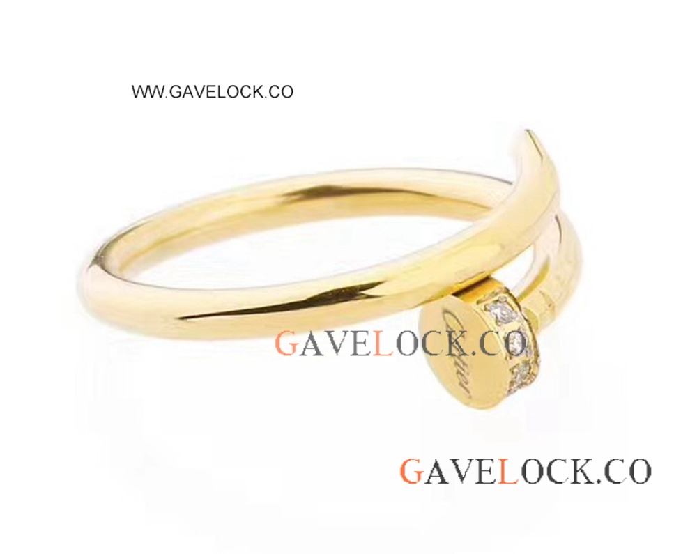 Cartier Nail Replica Ring Juste Un Clou Gold Ring w/ Diamond